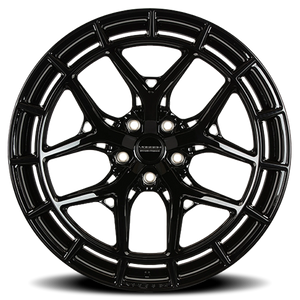 Vossen HFX1 Gloss Black 22x10.5 +27 5x127mm 71.5mm