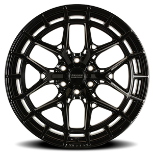 Vossen HFX1 Gloss Black 22x12 -44 6x135mm 87.1mm