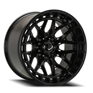 Vossen HFX1 Gloss Black 22x10 -18 8x165.1mm 125.1mm