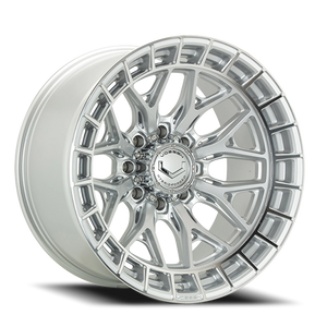 Vossen HFX1 Silver Polished 22x12 -44 8x180mm 124.3mm
