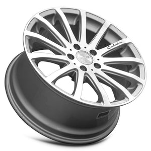 MRR HR9 Silver Machined Face 18x8.5 +35 5x112mm 66.6mm - Wheelwiz