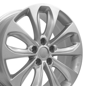 OE Wheels Replica HY02 Silver 18x7.5 +48 5x114.3mm 67.1mm