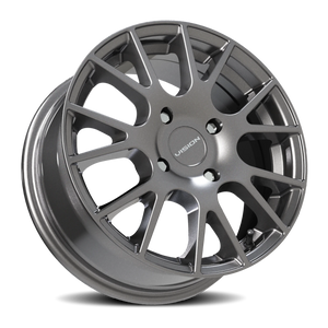 Vision Wheel 18 Gunmetal 15x6.5 +38 4x114.3mm 73.1mm - Wheelwiz