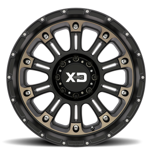 XD Series XD829 HOSS II Satin Black Machined Dark Tint 17x9 +18 8x170mm 125.1mm - Wheelwiz