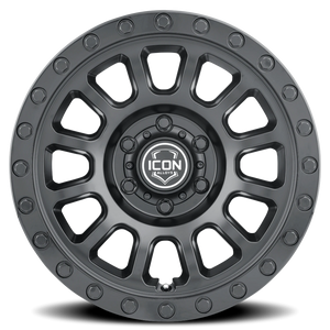 Icon Alloys Hulse Double Black 17x8.5 0 5x114.3mm 71.5mm