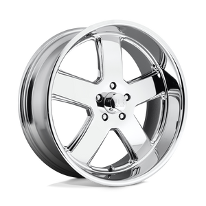 US MAG U116 HUSTLER Chrome Plated 22x9 +01 5x120.65mm 72.6mm - WheelWiz