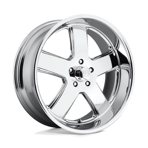 US MAG U116 HUSTLER Chrome Plated 22x9 +01 5x120.65mm 72.6mm - WheelWiz
