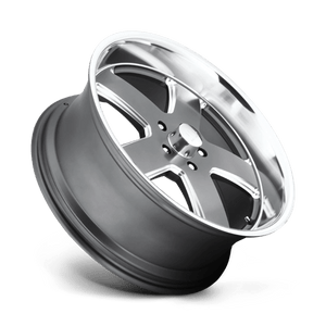US MAG U118 HUSTLER Matte Gun Metal 22x11 +18 5x127mm 78.1mm - Wheelwiz