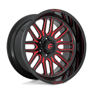Fuel Offroad D663 IGNITE Gloss Black Red Tinted Clear 22x12 -43 6x135mm 87.1mm - Wheelwiz