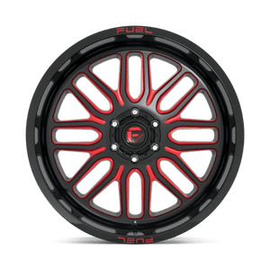 Fuel Offroad D663 IGNITE Gloss Black Red Tinted Clear 22x12 -43 6x135mm 87.1mm - Wheelwiz
