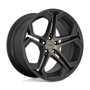 Foose F168 IMPALA Matte Machined Double Dark Tint 20x9 +18 5x115mm 71.5mm - WheelWiz
