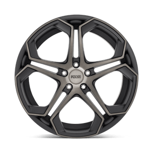 Foose F168 IMPALA Matte Machined Double Dark Tint 20x9 +18 5x115mm 71.5mm - WheelWiz