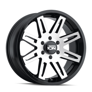 ION 142 Satin black machined 17x9 -12 6x139.7mm 106mm - Wheelwiz
