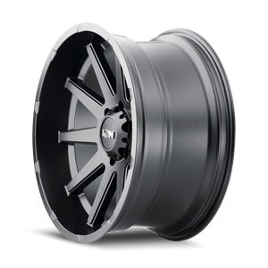 ION 143 Matte black 17x9 -12 8x165.1mm 125.2mm - Wheelwiz