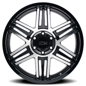 ION 147 Gloss black machined 20x9 +18 8x165.1mm 125.2mm - Wheelwiz