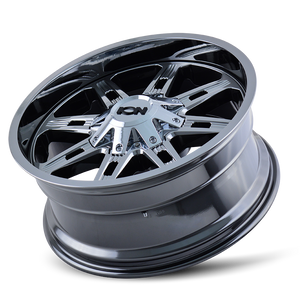 ION 184 Chrome 18x9 0 8x165.1|8x170mm 130.8mm - WheelWiz