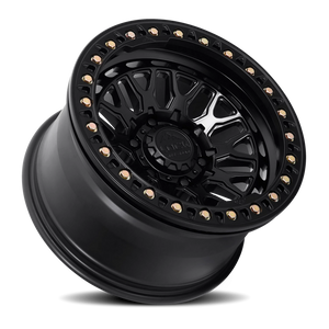 Lock Offroad Invader Forged Beadlock Matte Black 17x9 0 5x127mm 71.5mm