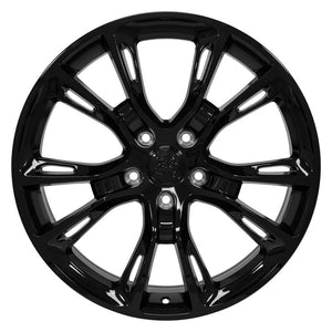 OE Wheels JP16 Gloss Black 20x8.5 +38 5x127|N/Amm 71.5mm - Wheelwiz