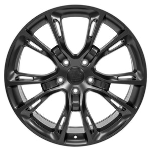 OE Wheels JP16 Satin Black 20x8.5 +38 5x127|N/Amm 71.5mm - Wheelwiz