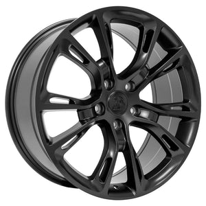 OE Wheels Replica JP16 Satin Black 20x8.5 +42 5x127mm 71.6mm