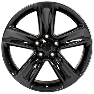 OE Wheels Replica JP17 PVD Midnight Black Chrome 20x10.0 +45 5x127mm 71.6mm