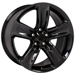OE Wheels Replica JP17 PVD Midnight Black Chrome 20x10.0 +45 5x127mm 71.6mm - Wheelwiz