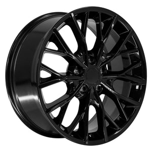 OE Wheels JP30 Gloss Black 20x8.5 +50 5x127|N/Amm 71.5mm - Wheelwiz