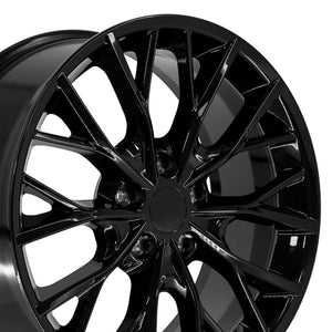 OE Wheels JP30 Gloss Black 20x8.5 +50 5x127|N/Amm 71.5mm - Wheelwiz