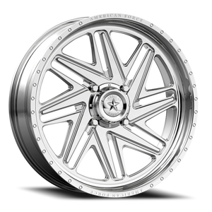 American Force K08 Carver UTV Polished 24x7 0 4x137mm 172mm - Wheelwiz