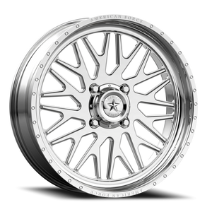 American Force K10 Trace UTV Polished 24x7 0 4x137mm 172mm - Wheelwiz