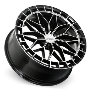 Katana KR12 Gloss Black Machined Face 18x8 +40 5x120mm 73.1mm