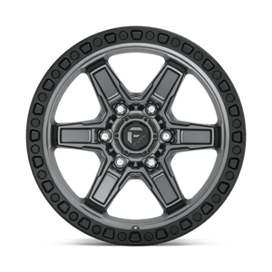 Fuel Offroad D698 KICKER Matte Gunmetal Black Bead Ring 20x9 +1 5x139.7mm 78.1mm - Wheelwiz