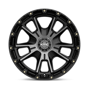 KMC KM100 SYNC Satin Black W/ Gray Tint 17x9 +18 6x135|6x139.7mm 106.1mm - Wheelwiz