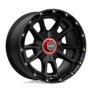 KMC KM100 SYNC Satin Black 17x9 -12 6x135|6x139.7mm 106.1mm - Wheelwiz