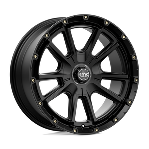 KMC KM100 SYNC Satin Black 20x9 +18 6x120|6x139.7mm 78.1mm - WheelWiz