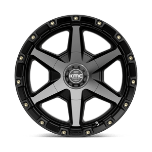 KMC KM101 TEMPO Satin Black With Gray Tint 17x9 +18 6x135|6x139.7mm 106.1mm - WheelWiz