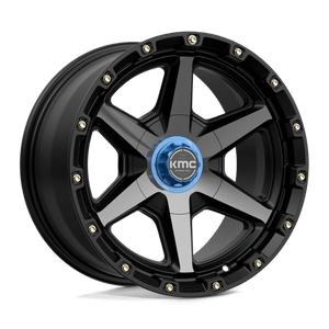 KMC KM101 TEMPO Satin Black W/ Gray Tint 20x9 0 5x127|5x139.7mm 78.1mm - Wheelwiz