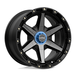 KMC KM101 TEMPO Satin Black W/ Gray Tint 20x9 0 5x127|5x139.7mm 78.1mm