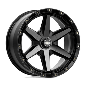 KMC KM101 TEMPO Satin Black W/ Gray Tint 20x9 0 6x120|6x139.7mm 78.1mm - Wheelwiz