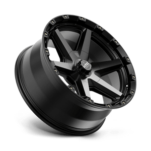 KMC KM101 TEMPO Satin Black W/ Gray Tint 20x9 0 6x120|6x139.7mm 78.1mm - Wheelwiz