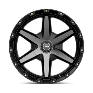 KMC KM101 TEMPO Satin Black W/ Gray Tint 20x9 +18 6x135|6x139.7mm 106.1mm - Wheelwiz
