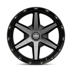 KMC KM101 TEMPO Satin Black W/ Gray Tint 20x9 +18 6x135|6x139.7mm 106.1mm - Wheelwiz