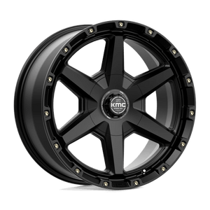KMC KM101 TEMPO Satin Black 20x9 +18 6x114.3|6x139.7mm 78.1mm - Wheelwiz