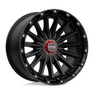 KMC KM102 SIGNAL Satin Black 17x9 +18 5x127|5x139.7mm 78.1mm - Wheelwiz