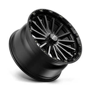 KMC KM102 SIGNAL Satin Black W/ Gray Tint 17x9 +18 6x114.3|6x139.7mm 78.1mm - Wheelwiz