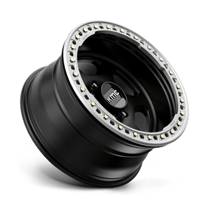 KMC KM233 HEX BEADLOCK Satin Black 20x10 -48 8x165.1mm 125.1mm - WheelWiz