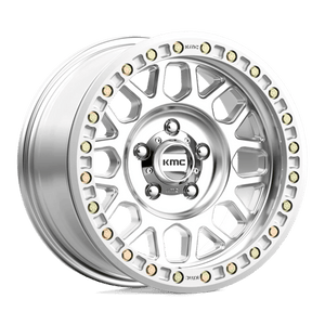 KMC KM234 GRENADE DESERT BEADLOCK Machined 20x9 -12 6x139.7mm 108mm - Wheelwiz