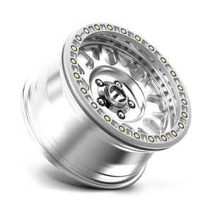 KMC KM234 GRENADE DESERT BEADLOCK Machined 20x9 -12 Custom 72.6mm - Wheelwiz