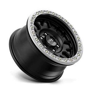KMC KM234 GRENADE DESERT BEADLOCK Satin Black 17x8.5 0 Custom 72.6mm - Wheelwiz