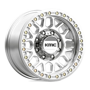 KMC KM234 GRENADE DESERT BEADLOCK Machined 20x9 -12 8x165.1mm 125.1mm - Wheelwiz